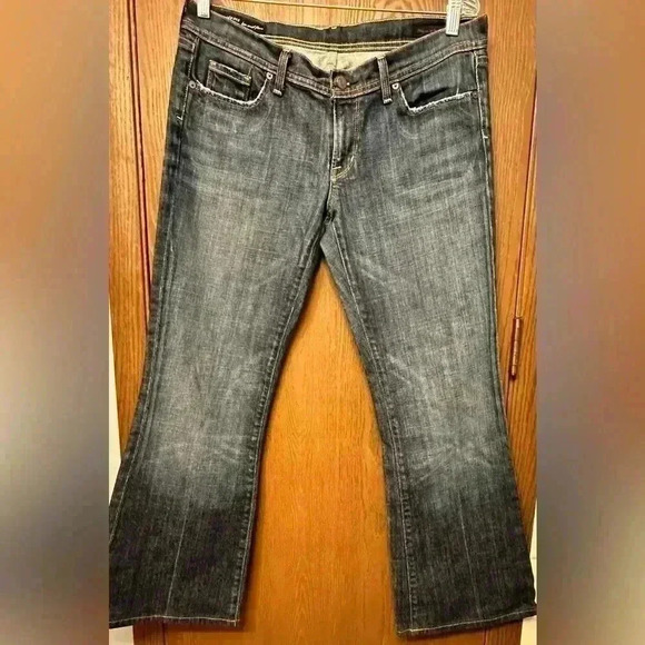 Citizens Of Humanity Denim - Citizens of Humanity Wide Leg Ingrid Stretch Low Rise Denim Jeans - Size 32